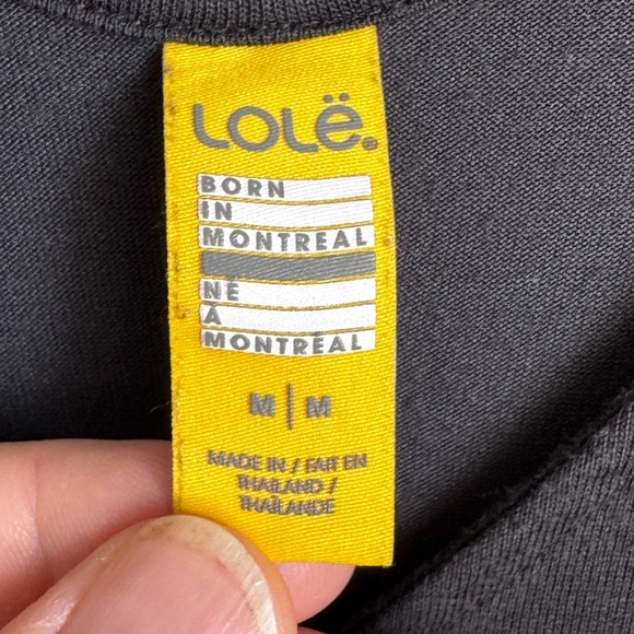 Lole Women's Lightweight Stretch Tank Top Dress V-Neck Flared Hem Black‎ Medium - Picture 2 of 14